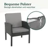 SVITA DENVER Polyrattan Gartenmöbel Set Essgruppe Lounge Produktbild-Vorschau 5