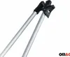 2x aluminiowy srebrny uchwyt rowerowy na dach do 17 kg Podgląd zdjęcia produktu 8