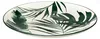 An oval plate with a tropical leaf pattern. Náhľad obrázku produktu