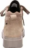 Rear view of a beige leather boot. Produktbild-Vorschau