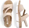 Rieker Damen Riemchensandale beige, Damen:43 EU Produktbild-Vorschau 10