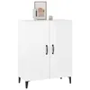 Sideboard Hochglanz-Weiß 69,5x34x90 cm Holzwerkstoff Produktbild-Vorschau 5