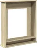 vidaXL Obudowa kominka dąb sonoma 75x20x87,5 cm materiał Podgląd zdjęcia produktu 6