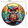 GKA Sonnenfänger Eule bunt 15 cm Buntglas Lichtfänger Produktbild-Vorschau 6