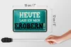Blechschild Spruch 18x12cm heute lass ich mich erobern Produktbild-Vorschau 5