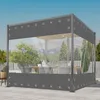 Topchances Transparentní PVC plachta s oky Dělící záclony, Náhled obrázku produktu 13