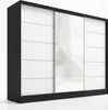 Schwebetürenschrank, 3-türig Schrank 200 cm mit Spiegel Produktbild-Vorschau 2