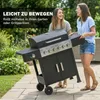 Outsunny Gasgrill 17,8 KW 6+1 Brenner BBQ Grillwagen aus Produktbild-Vorschau 8