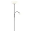 A floor lamp with a main light and an adjustable reading light. Produktbild-Vorschau