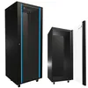 Extralink 32U Rackkast 600 x 600 mm, Zwart, Vrijstaand, 600 Productafbeelding-voorbeeld 1