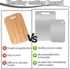 2 Stück Schneidebrett Edelstahl, Titan Chopping Board, Auch Produktbild-Vorschau 5