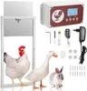 Jayseuw 7.8W Porta automatica per polli Porta per polli, 30 Anteprima dell’immagine prodotto 1