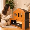 Drapak kartonowy, 62 cm, domek dla kota, wielopoziomowy, z Podgląd zdjęcia produktu 5