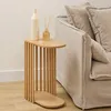 Schmaler Beistelltisch mit Lamellen SLAT, 56 cm Produktbild-Vorschau 7