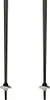 A pair of black ski poles with white baskets, isolated on a white background. Produktbild-Vorschau