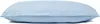 A light blue pillow shown from the side against a white background. Produktbild-Vorschau