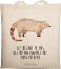 Mr. & Mrs. Panda Jutebeutel Nasenbär - Transparent - Produktbild-Vorschau 1