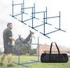 TRMLBE 4-dielna súprava prekážok pre agility PVC Slalom Pet Náhľad obrázku produktu 1