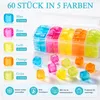 Wiederverwendbare Eiswürfel 60 Stück, Kühlwürfel aus Produktbild-Vorschau 5
