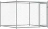 vidaXL Enclos pour chiens avec porte Gris 8x2x1,5 m Acier Voir les images du produit 7