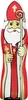 A cartoon-like illustration of Saint Nicholas. Produktbild-Vorschau