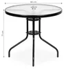 MultiGarden SC-072 : Table d'extérieur ronde, diamètre 80 Voir les images du produit 7