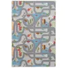 Kinder Spiel Straßenteppich Fun Town Grau, Größe:133x133 cm Produktbild-Vorschau 7