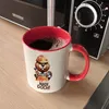 Biber Kaffeebecher in rot mit Spruch Mach doch! Produktbild-Vorschau 5