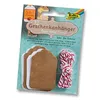 folia Geschenkanhänger lang natur & weiß 12 Stück + 1 Produktbild-Vorschau 3