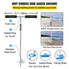 Vevor Kotwica Piaskowa 45 Cm Stal Nierdzewna 316 Mocna Podgląd zdjęcia produktu 3