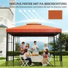 Toit de rechange pour pavillon de jardin en métal Tente de Voir les images du produit 6