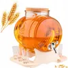 SuperButelki - Beczka szklana 5l, zestaw kieliszki, korek, Podgląd zdjęcia produktu 1