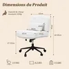 Chaise, pivotante, dossier réglable Chaise de Bureau Voir les images du produit 2