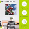 ARTland Wandbild Alu für Innen & Outdoor Rote Kirschen im Produktbild-Vorschau 3