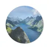 MuchoWow® Mauspad Mousepad Blick über die Fjorde in Produktbild-Vorschau 1