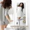HOMCOM Celotelové zrkadlo 40 x 160 cm Stojacie zrkadlo s Náhľad obrázku produktu 4