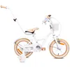 Rower dla dziewczynki 14 cali Flower bike Dmuchawiec biało Podgląd zdjęcia produktu 2
