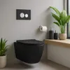 Drückerplatte Glas Schwarz Kompatibel zu Geberit Duofix Produktbild-Vorschau 3