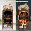 3D-Puzzle Book Nook KIT, DIY-Puppenhaus-Bausatz mit Produktbild-Vorschau 5