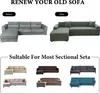 Rohový kryt pohovky Tvar L Pohovka hází Stretch Chaise Náhled obrázku produktu 6