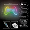Forever Light Neon-LED RGB Gamepad | Pilot | Wielokolorowy Podgląd zdjęcia produktu 2