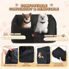 Hundeautositz für mittelgroße/große Hunde, Schwarz Produktbild-Vorschau