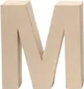 Glorex Papp-Buchstabe M 17,5 x 5,5 cm Produktbild-Vorschau 1