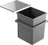 Hailo Triple XL 450 - poubelle encastrée 55 l gris foncé Voir les images du produit 1