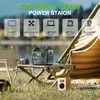 Przenośna stacja zasilania elektrownia z panelem słonecznym Podgląd zdjęcia produktu 4