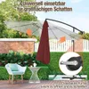 Ombrellone Izrielar 3,5 m rosso Ombrellone da giardino con Anteprima dell’immagine prodotto 8