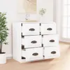 vidaXL Príborník biely 70x35,5x67,5 cm odvodený výrobok z Náhľad obrázku produktu 3
