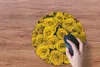 MuchoWow® Mauspad Mousepad Rosen - Gelb - Blumenstrauß Produktbild-Vorschau 3