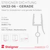 STEIGNER Duschtürdichtung UK22 60 cm (1 Stk.) Transparent - Produktbild-Vorschau 2