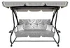 Aga Altalena da giardino 2 in 1 GRANDLUX XXL Grigio chiaro Anteprima dell’immagine prodotto 3